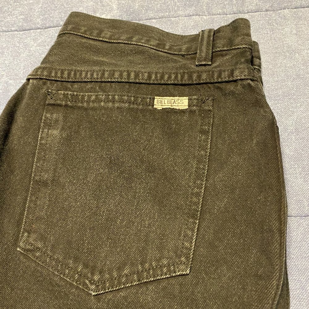 Bill Blass Vintage Black Jeans Size 18 100% Cotton - Picture 4 of 5